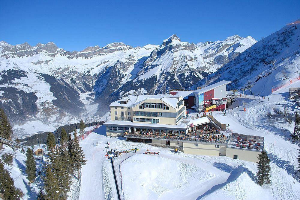 Berghotel Truebsee - Accessible Only By Cable Car Энгельберг Экстерьер фото