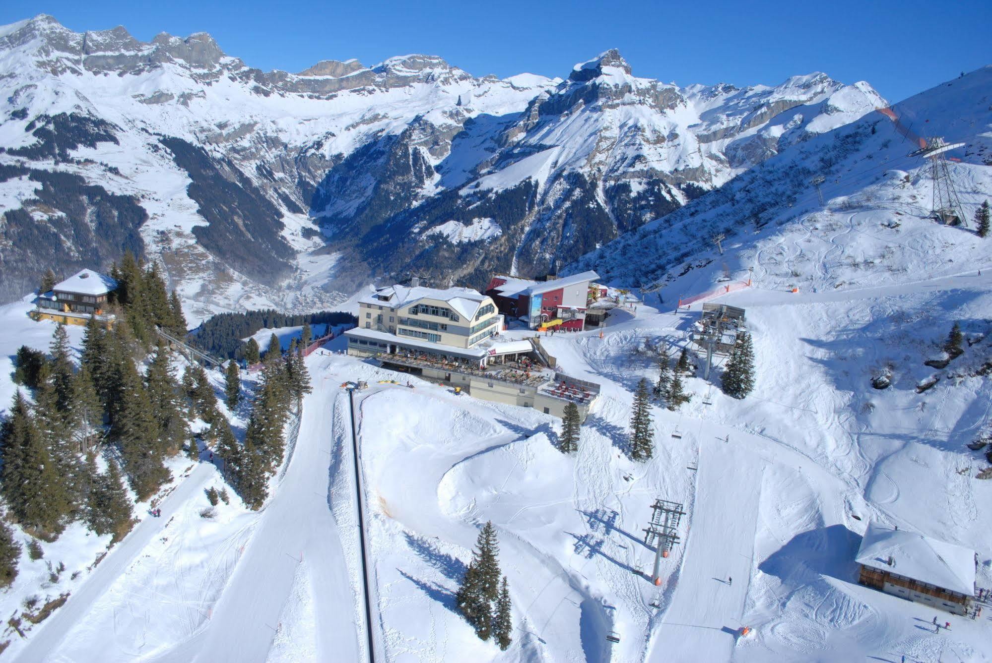 Berghotel Truebsee - Accessible Only By Cable Car Энгельберг Экстерьер фото