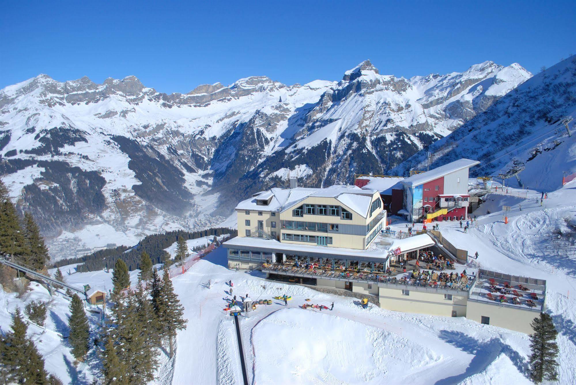 Berghotel Truebsee - Accessible Only By Cable Car Энгельберг Экстерьер фото